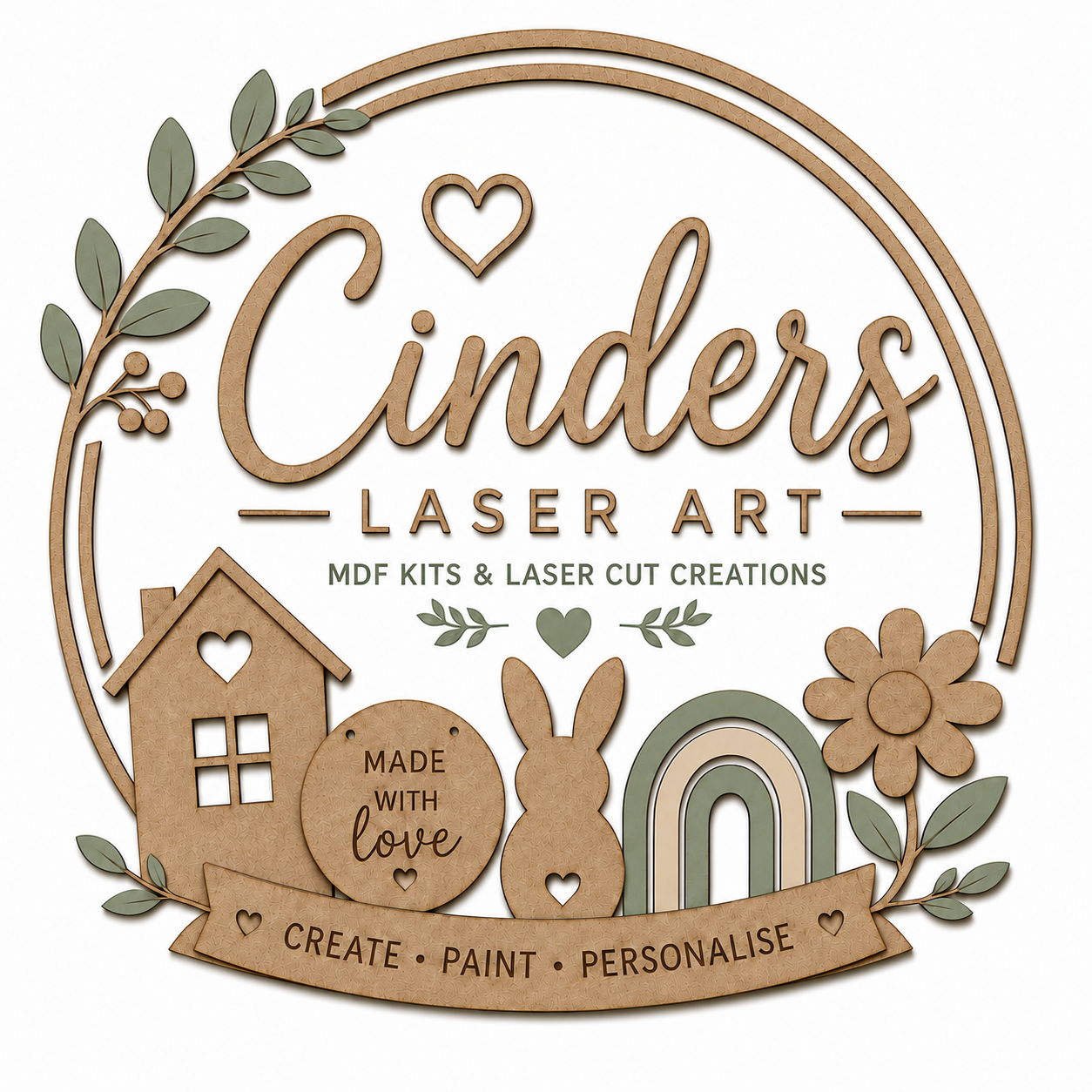 Cinders Laser Art